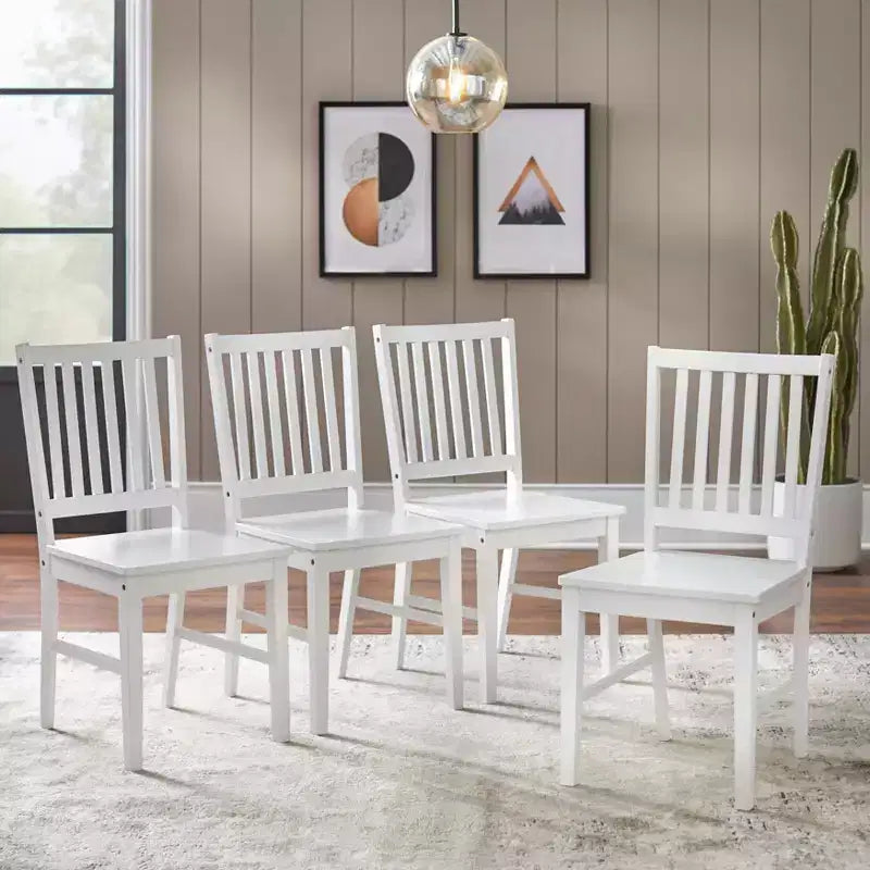 Ensemble de salle à manger rectangulaire contemporain Shaker 5 pièces Buylateral