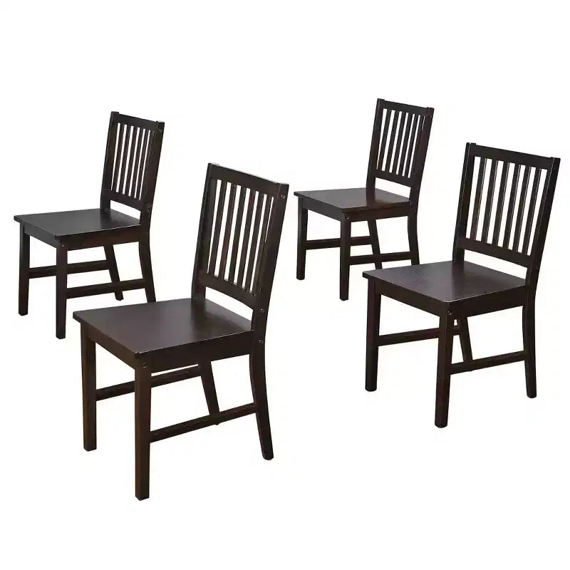 Ensemble de salle à manger rectangulaire contemporain Shaker 5 pièces Buylateral
