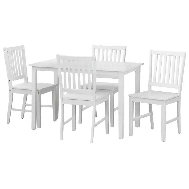 Ensemble de salle à manger rectangulaire contemporain Shaker 5 pièces Buylateral