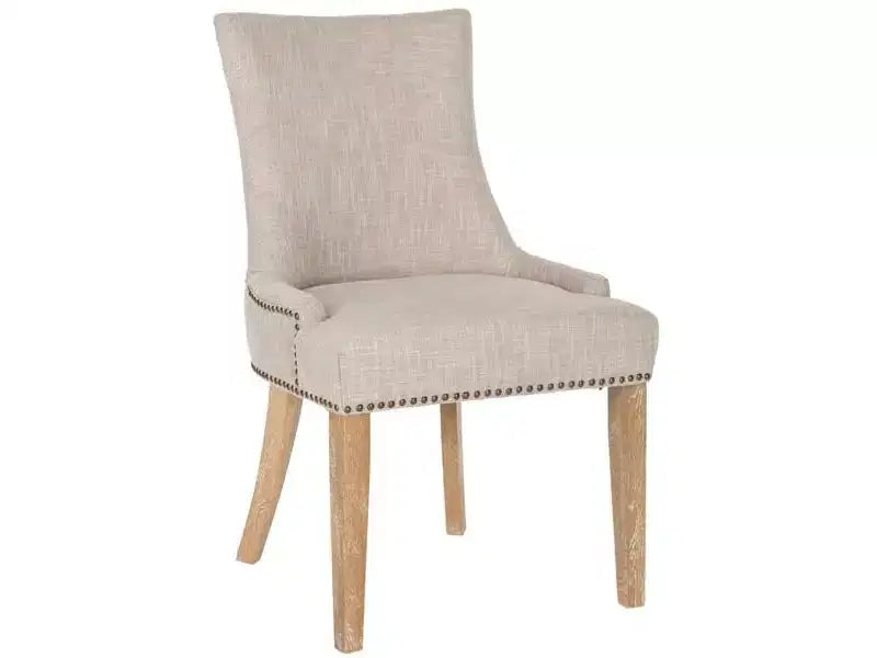 Lester 19 H Dining Chair With Nail Head Trim (Set of 2) - MCR4709 - Safavieh Couture