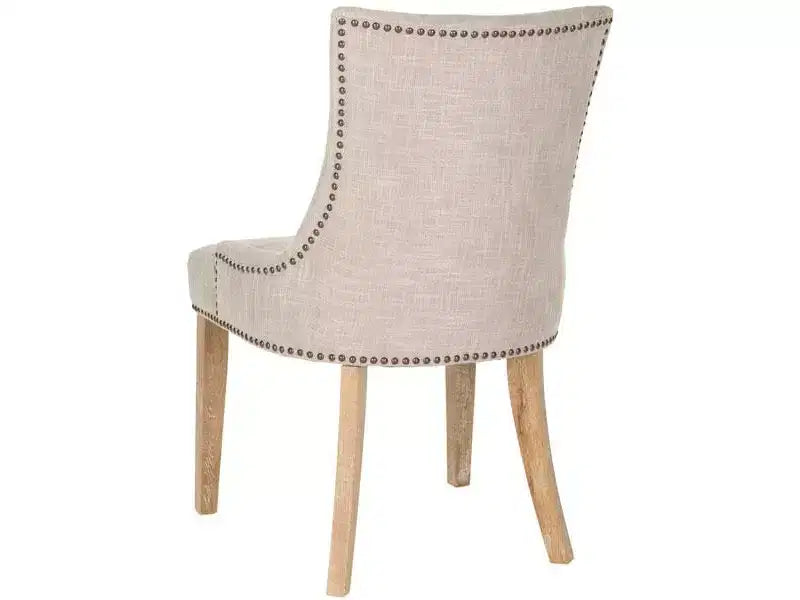Lester 19 H Dining Chair With Nail Head Trim (Set of 2) - MCR4709 - Safavieh Couture