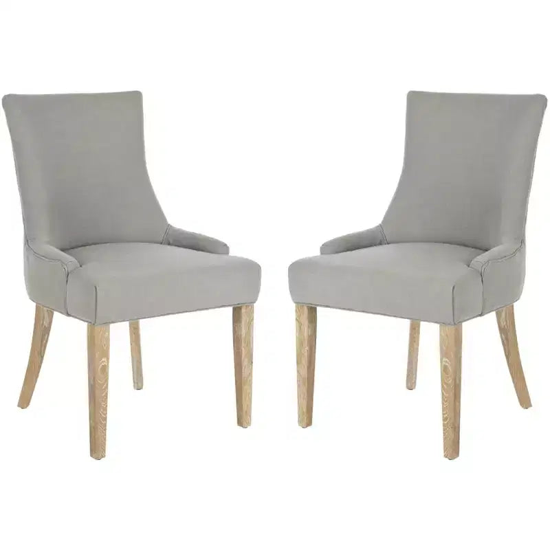 Lester 19 H Dining Chair With Nail Head Trim (Set of 2) - MCR4709 - Safavieh Couture