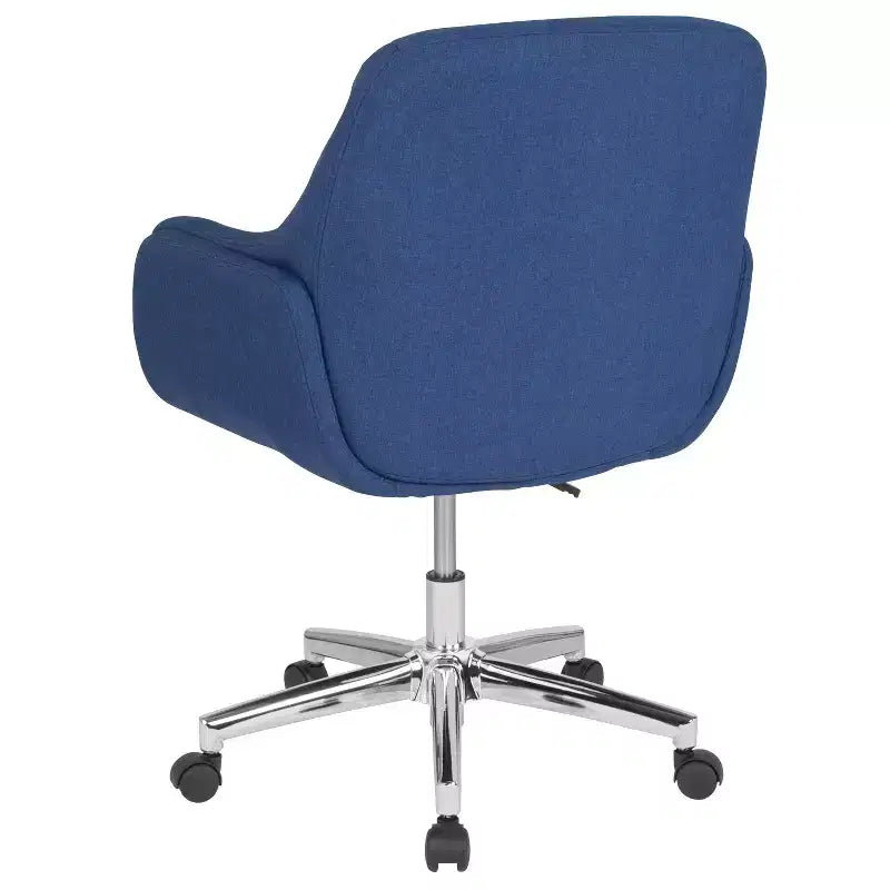 Flash Furniture Rochelle Home and Office Upholstered Mid-Back Molded Frame Office Chair
