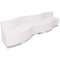 Flash Furniture HERCULES Alon Series LeatherSoft Reception Configuration, 4 Pieces