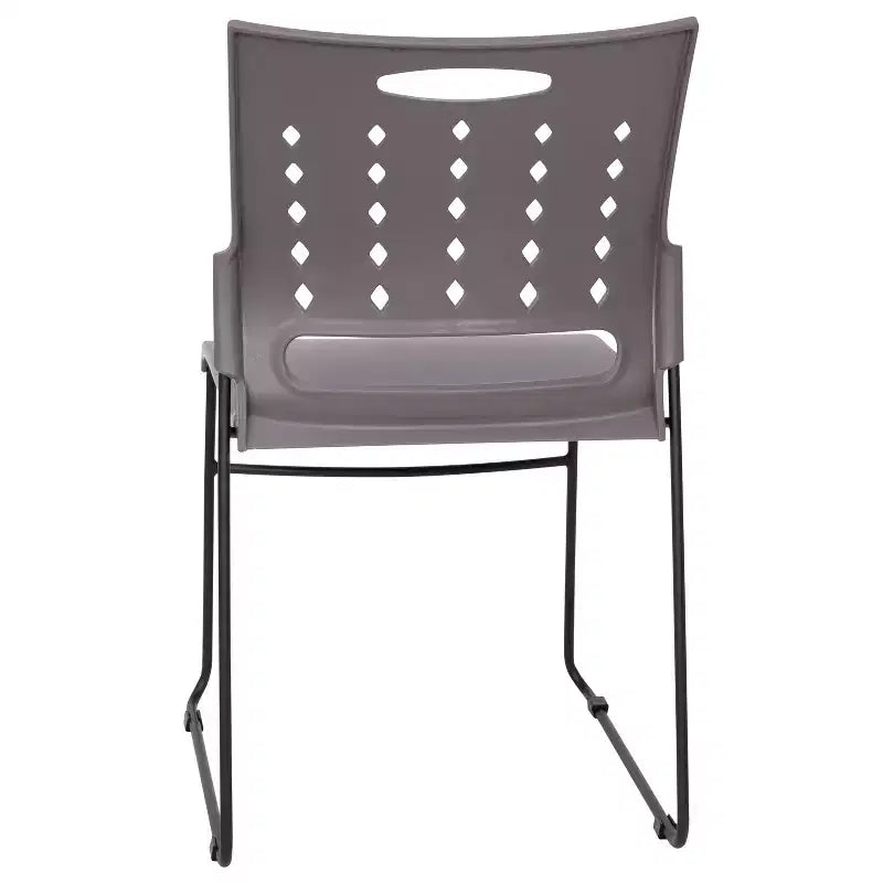 Flash Furniture 881 lb. Capacity Sled Base Stack Chair with Carry Handle and Air-Vent Back