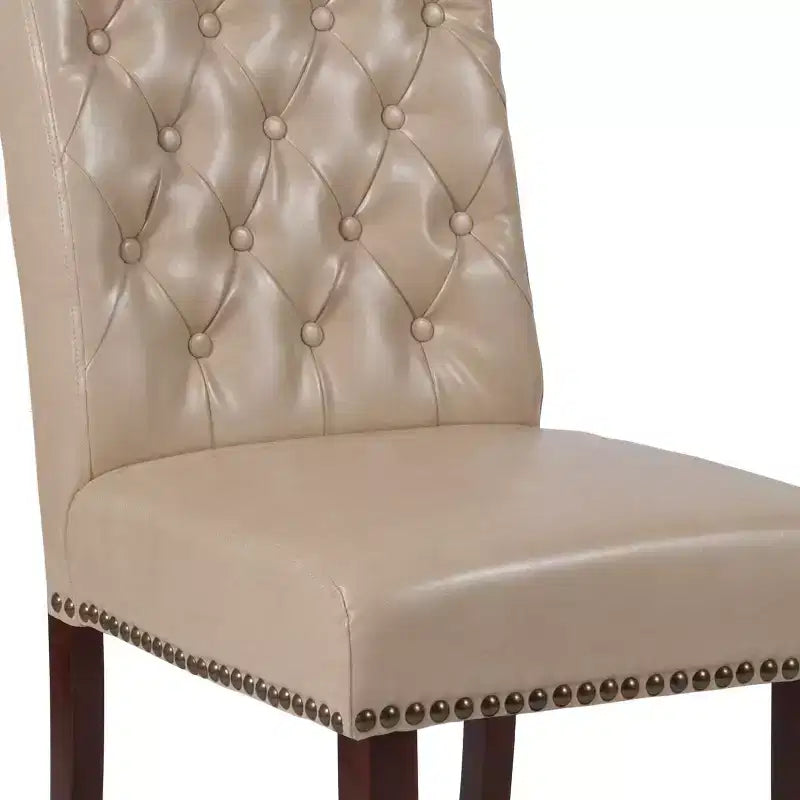 Flash Furniture HERCULES Series Parsons Chair with Rolled Back, Accent Nail Trim