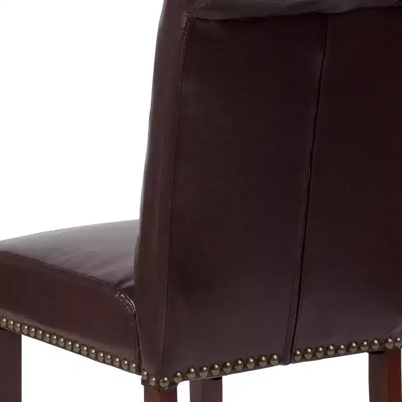 Flash Furniture HERCULES Series Parsons Chair with Rolled Back, Accent Nail Trim