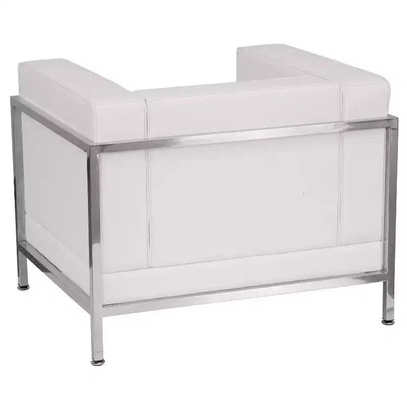 Flash Furniture HERCULES Imagination Series Contemporary LeatherSoft Modular Chair with Quilted Tufted Seat and Encasing Frame