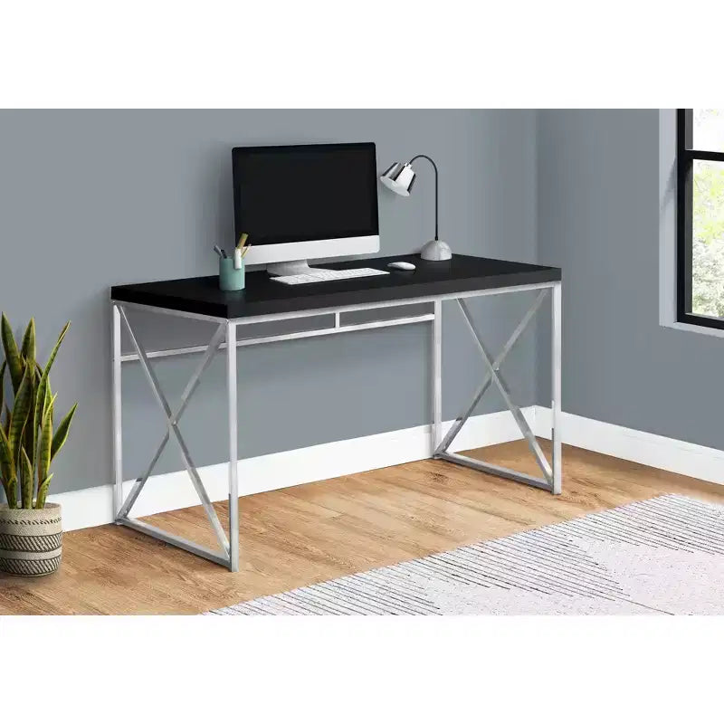 Monarch Specialties Computer Desk, Contemporary Home & Office Desk, Scratch-Resistant, 48 L