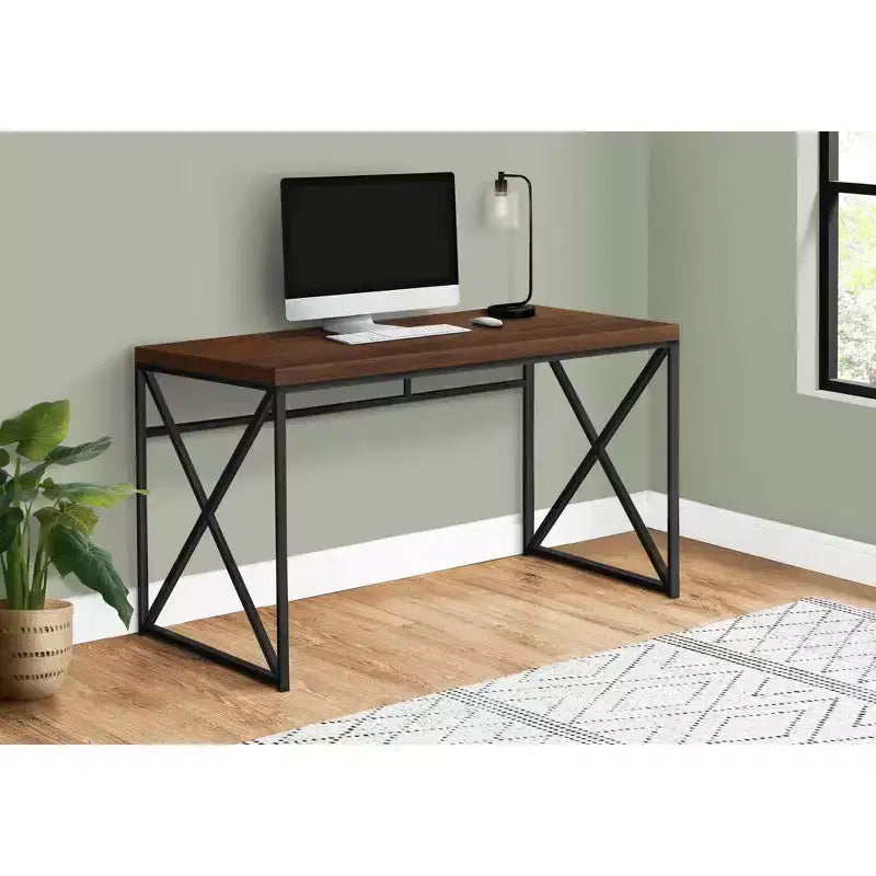 Monarch Specialties Computer Desk, Contemporary Home & Office Desk, Scratch-Resistant, 48 L