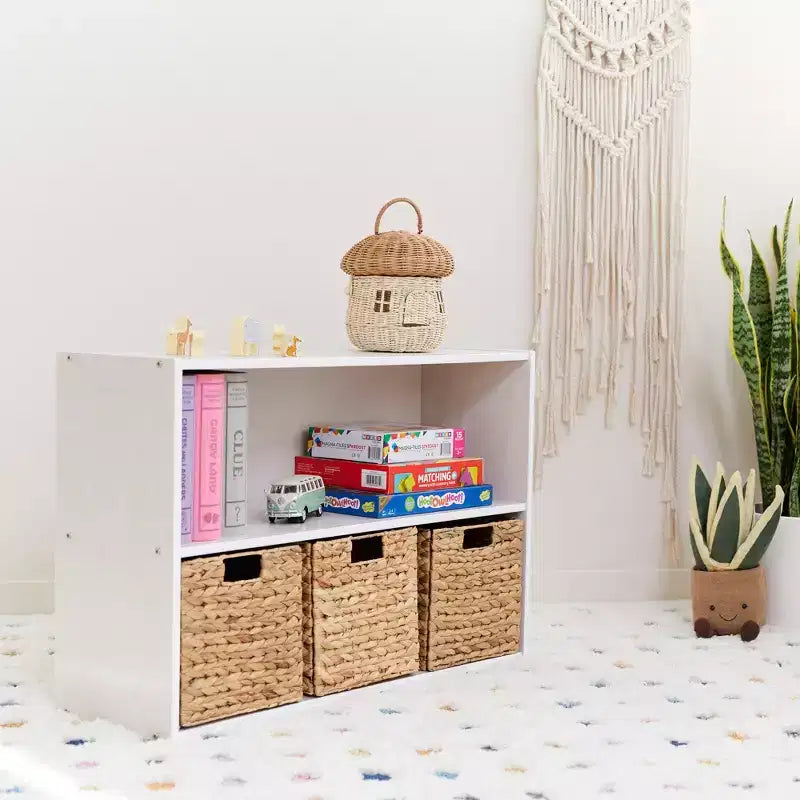 ECR4Kids Streamline 2-Shelf Single-Sided Storage Cabinet, 24in, Classroom Furniture