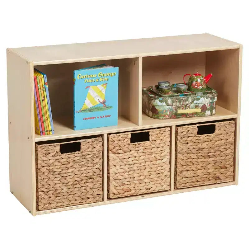 ECR4Kids Streamline 5-Compartment Single-Sided Storage Cabinet, 24in, Kids Furniture
