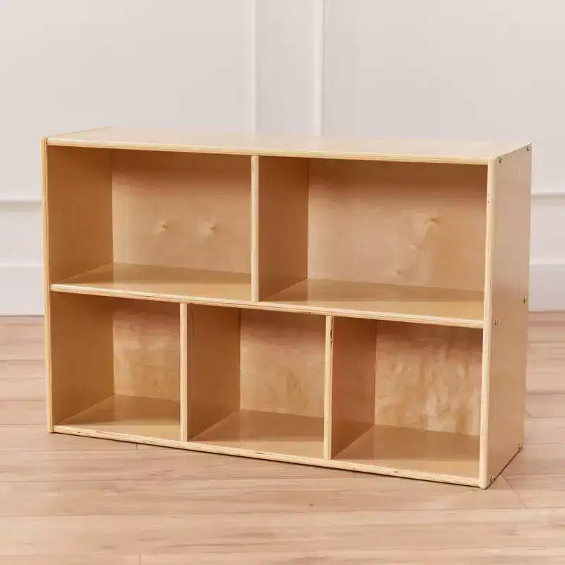 ECR4Kids Streamline 5-Compartment Single-Sided Storage Cabinet, 24in, Kids Furniture
