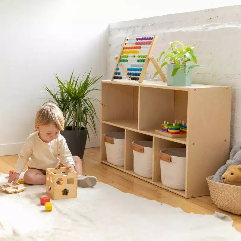 ECR4Kids Streamline 5-Compartment Single-Sided Storage Cabinet, 24in, Kids Furniture
