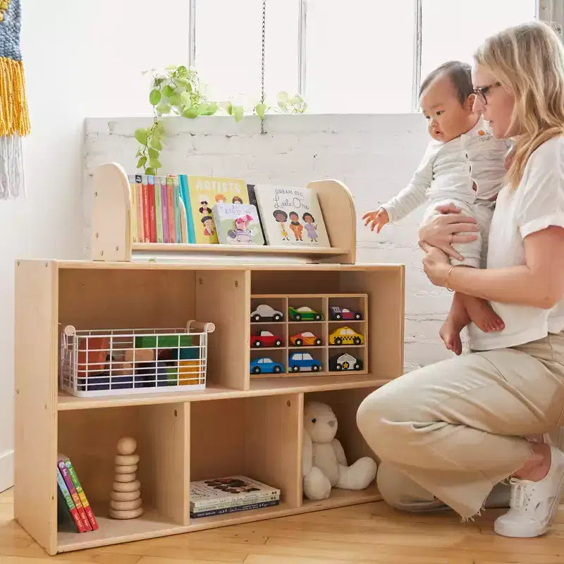 ECR4Kids Streamline 5-Compartment Single-Sided Storage Cabinet, 24in, Kids Furniture