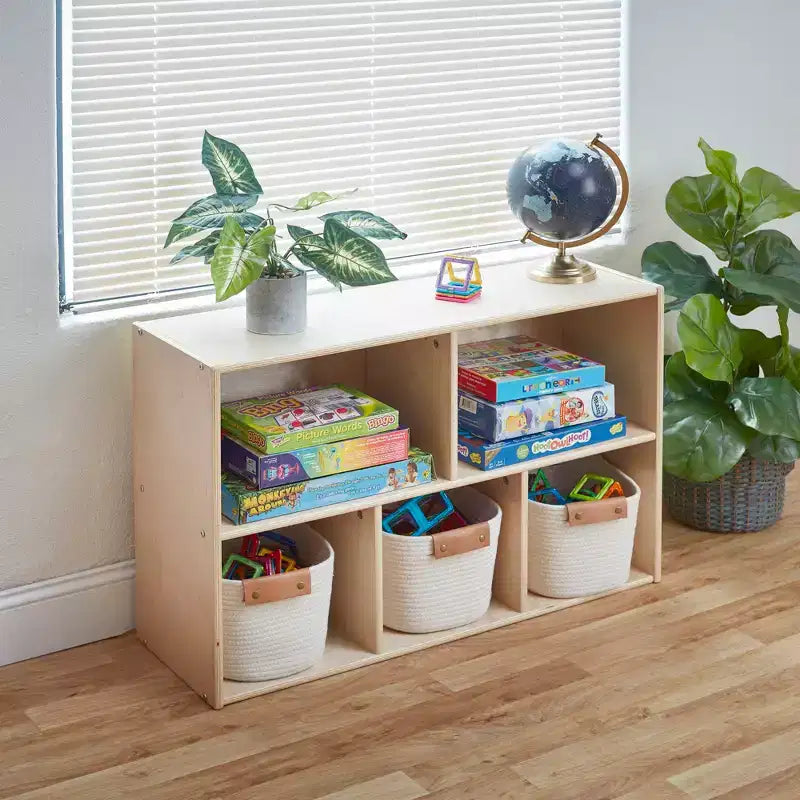 ECR4Kids Streamline 5-Compartment Single-Sided Storage Cabinet, 24in, Kids Furniture