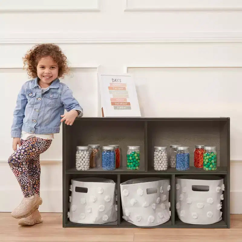 ECR4Kids Streamline 5-Compartment Single-Sided Storage Cabinet, 24in, Kids Furniture