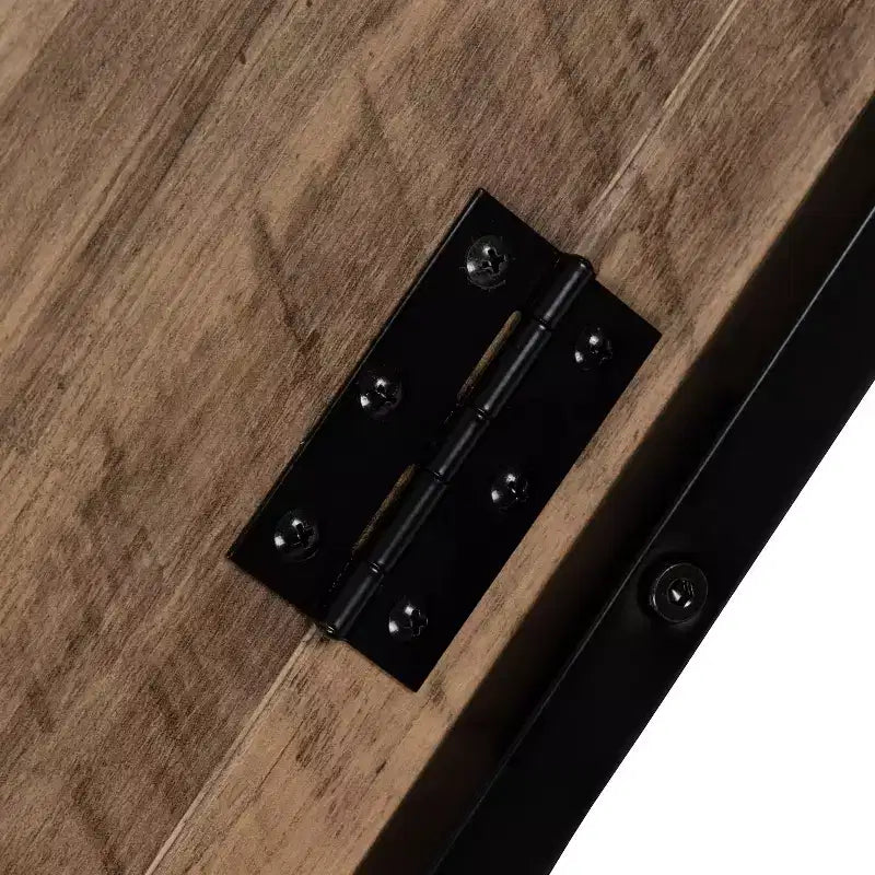 Emma and Oliver Small 36 Rustic Natural Home Office Folding Computer Desk - Laptop Desk