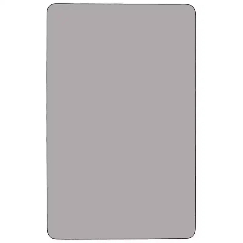 Emma and Oliver 30x48 Rectangle Laminate Adjustable Preschool Activity Table
