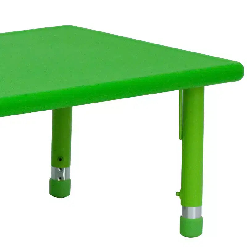 Table d'activités rectangulaire en plastique Emma et Oliver 24L x 48P réglable en hauteur