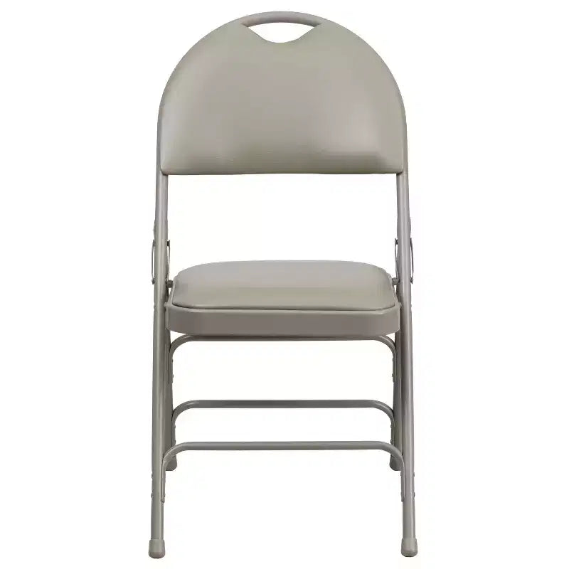 Emma and Oliver 4 Pack Home & Office Easy-Carry Party Events Padded Folding Chair