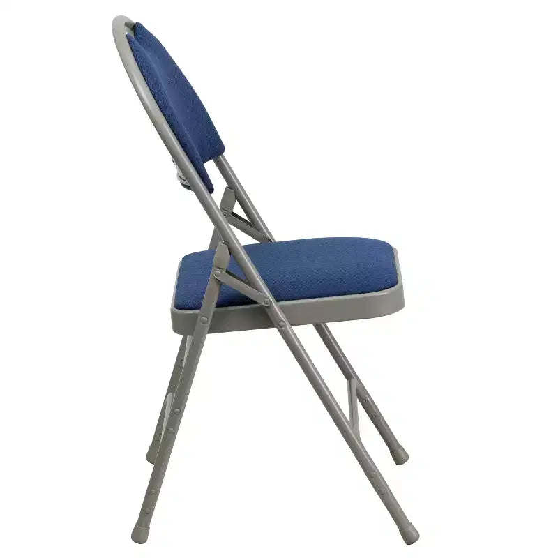 Emma and Oliver 4 Pack Home & Office Easy-Carry Party Events Padded Folding Chair
