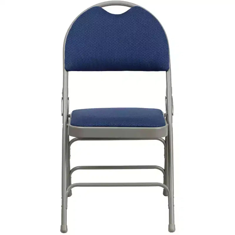Emma and Oliver 4 Pack Home & Office Easy-Carry Party Events Padded Folding Chair