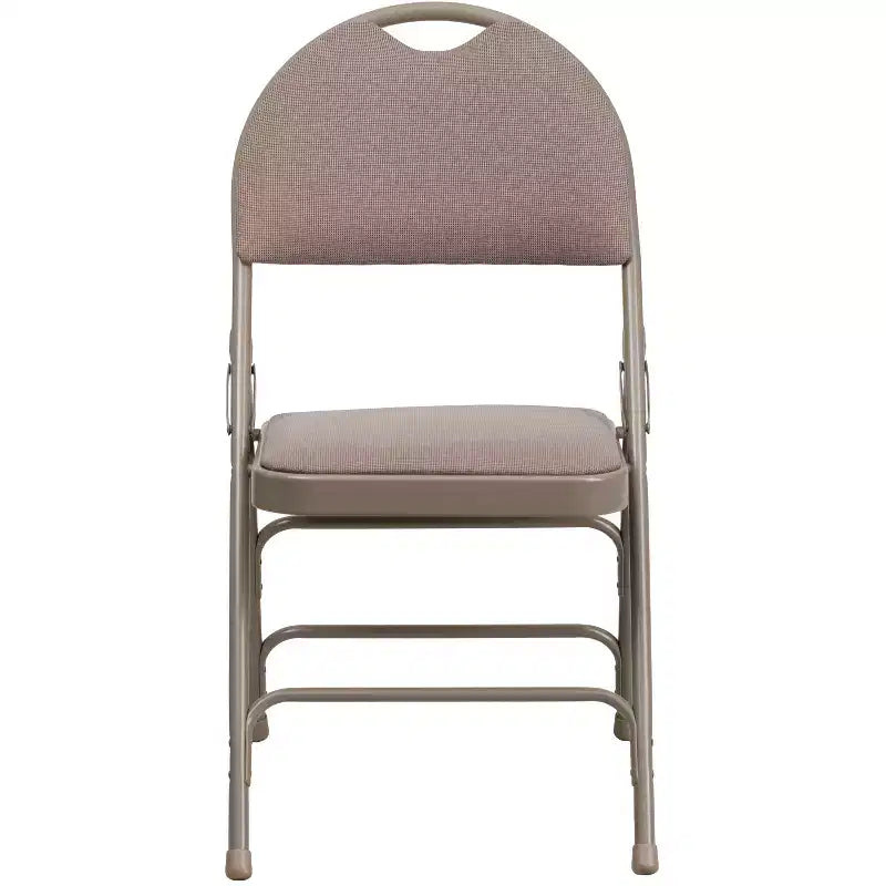 Emma and Oliver 4 Pack Home & Office Easy-Carry Party Events Padded Folding Chair
