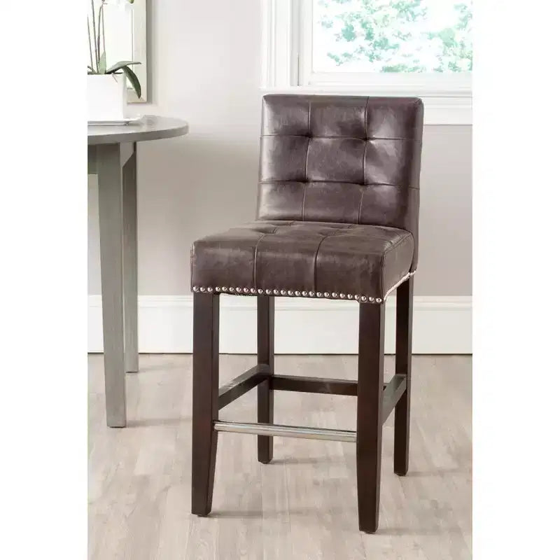 Thompson 23.9 Counter Stool with Silver Nail Heads - Safavieh