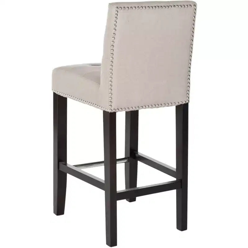 Thompson 23.9 Counter Stool with Silver Nail Heads - Safavieh
