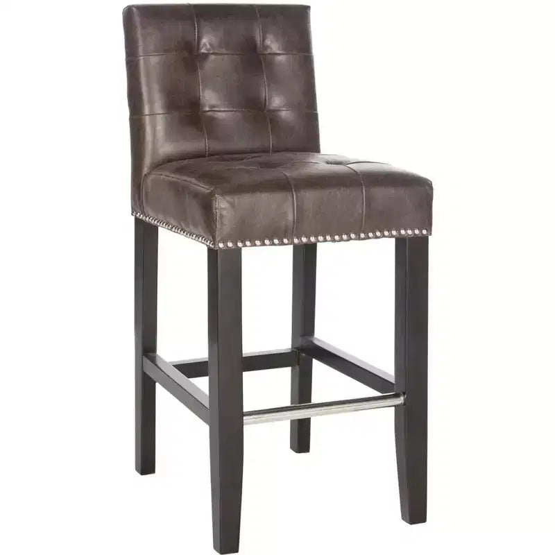 Thompson 23.9 Counter Stool with Silver Nail Heads - Safavieh