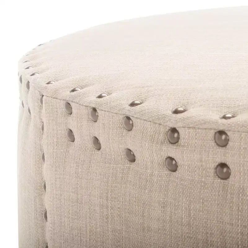 Pouf touffeté Sherri - Beige