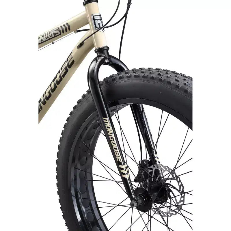 Mongoose Adult Malus 26 Fat Tire Mountain Bike