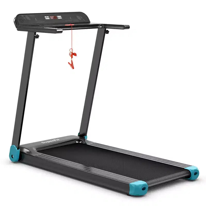 Costway Tapis de Course Électrique Pliable Compact avec Application et Haut-Parleur