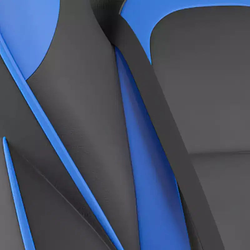 Flash Furniture X40 Gaming Chair Racing Computer Chair with Fully Reclining Back/Arms and Transparent Roller Wheels, Slide-Out Footrest