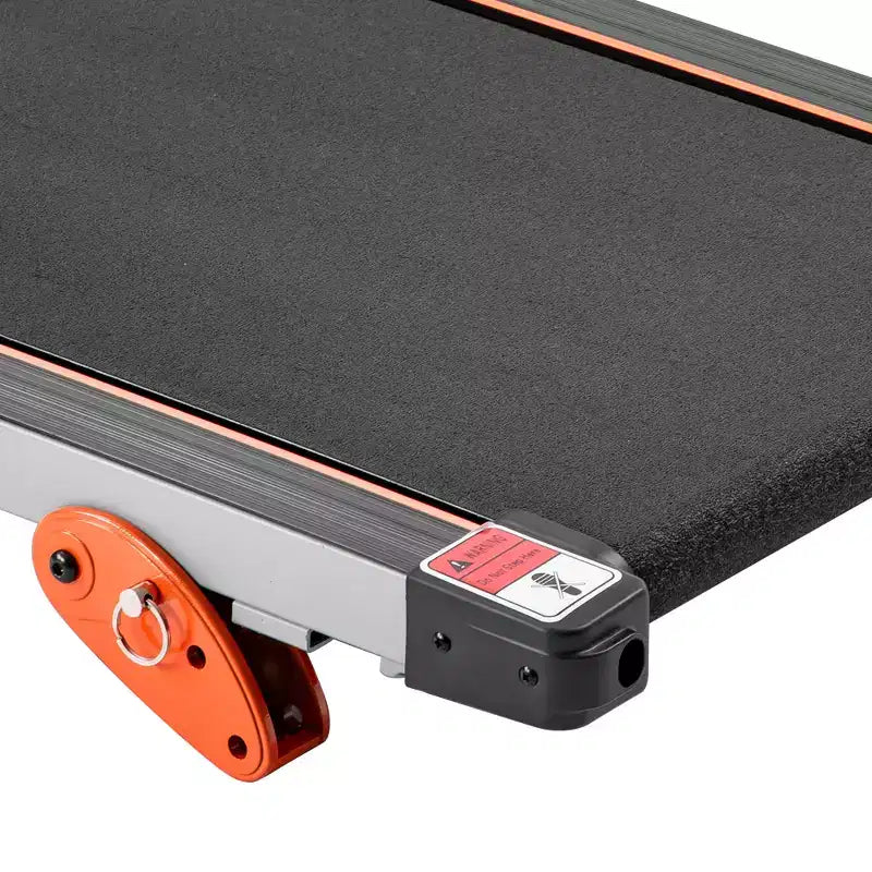 Tapis roulant pliable compact électrique réglable de 1,5 CV avec support d'équipement, capteur de pouls et 3 niveaux d'inclinaison - ModernLuxe