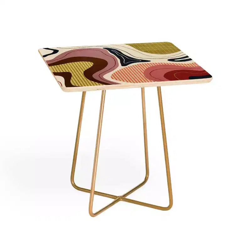 Table d'appoint carrée Retro Fusion