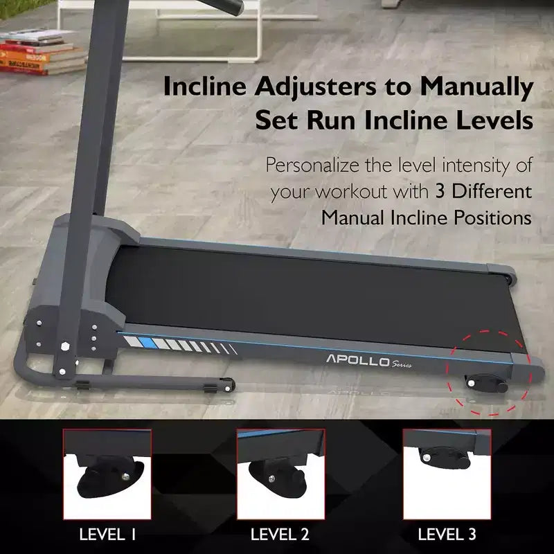 Tapis de course pliable SereneLife - Noir