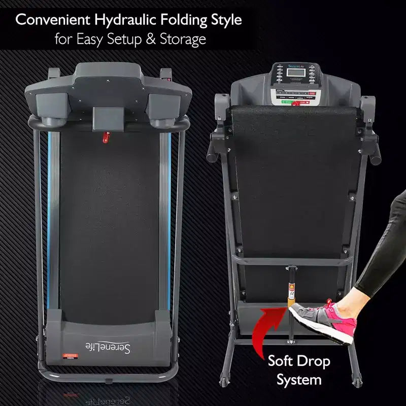 Tapis de course pliable SereneLife - Noir