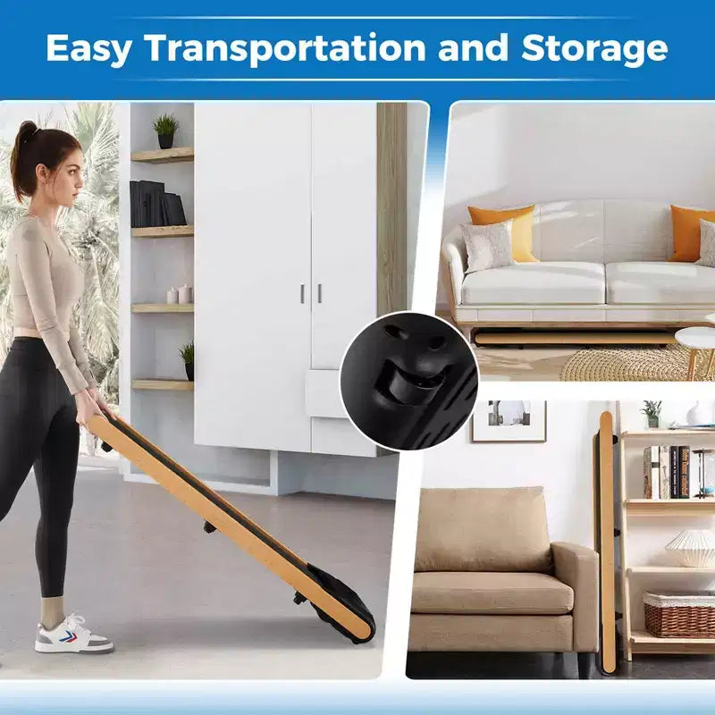 Tapis de marche 3-en-1 Costway sous le bureau avec télécommande, application intelligente et écran LED