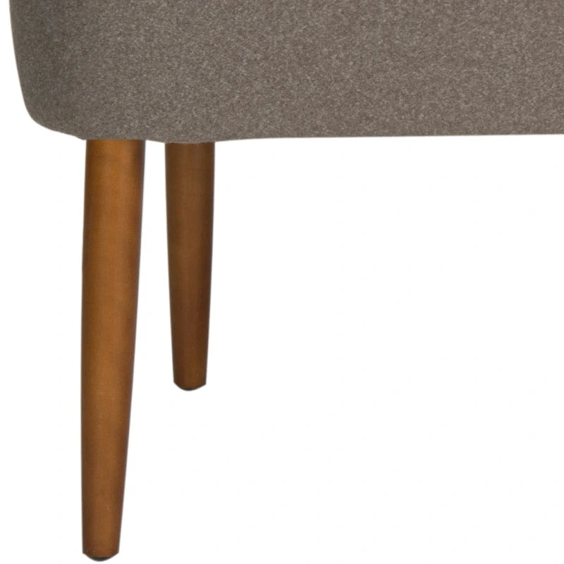 SAFAVIEH Ariane Mid Century Orange Wool Bench - 39.6  x 19.9  x 18.3  - 40Wx20Dx18H