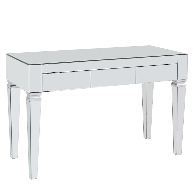 Dakota Silver Mirrored Desk