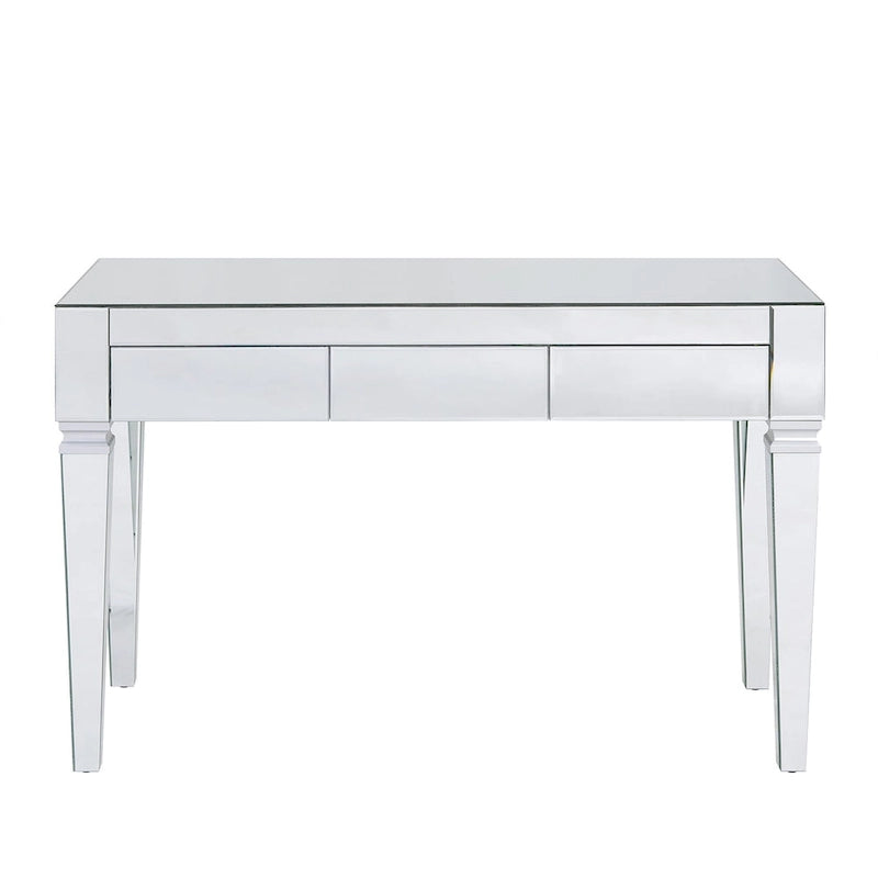 Dakota Silver Mirrored Desk