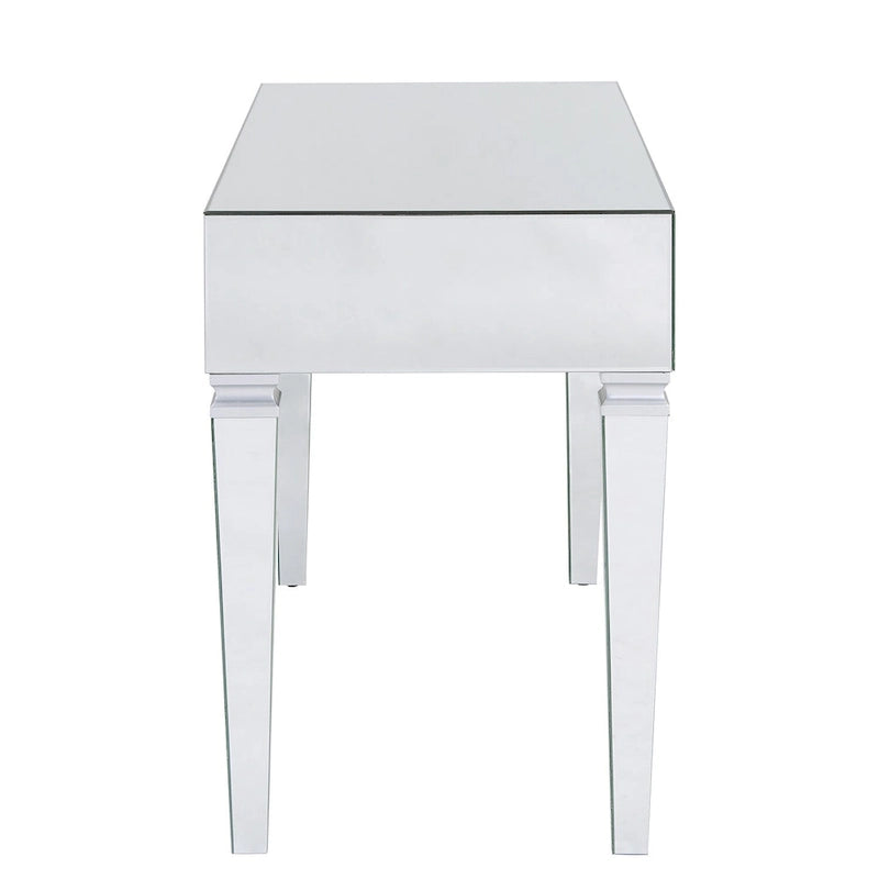 Dakota Silver Mirrored Desk