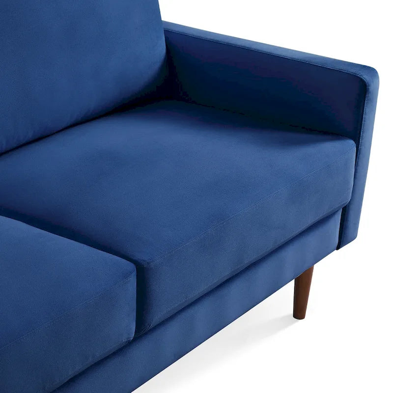 OS Home and Office Furniture 69 Inch Wide Upholstered Sofa with Square Arms