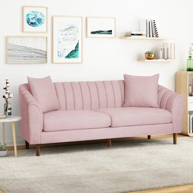 Ansonia Channel-tufted Sofa by Christopher Knight Home