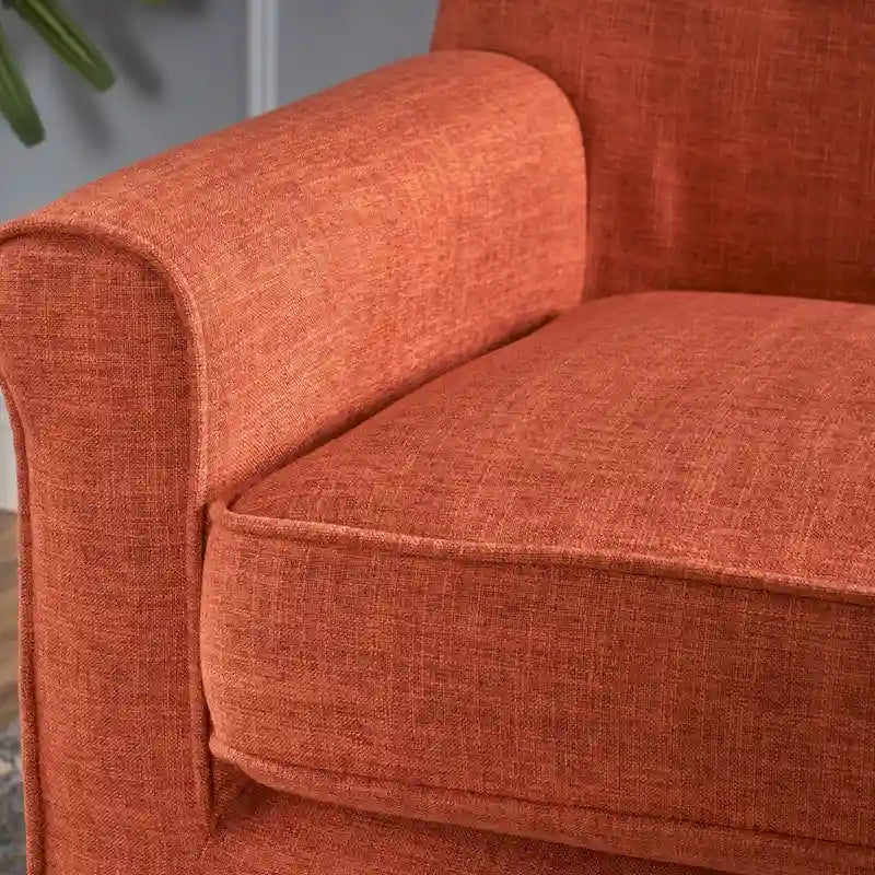 Mariah Mid-Century Fabric Loveseat by Christopher Knight Home
