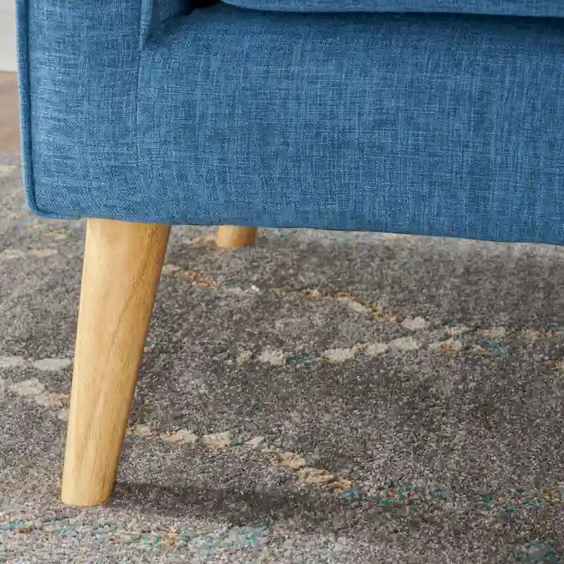 Mariah Mid-Century Fabric Loveseat by Christopher Knight Home