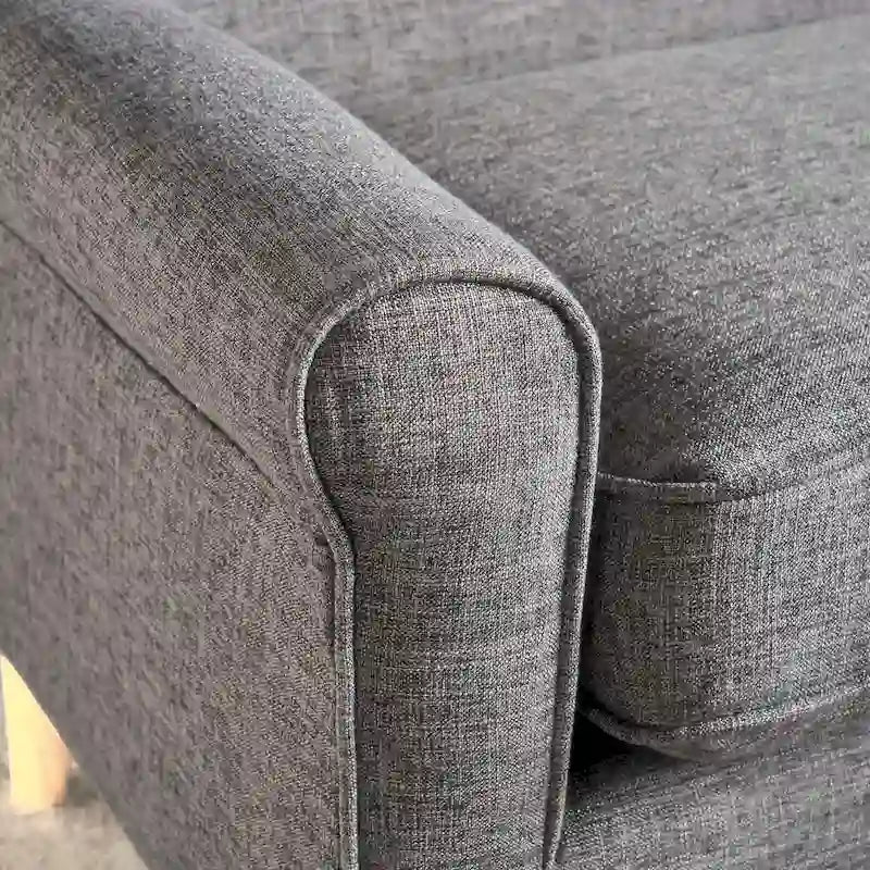 Mariah Mid-Century Fabric Loveseat by Christopher Knight Home