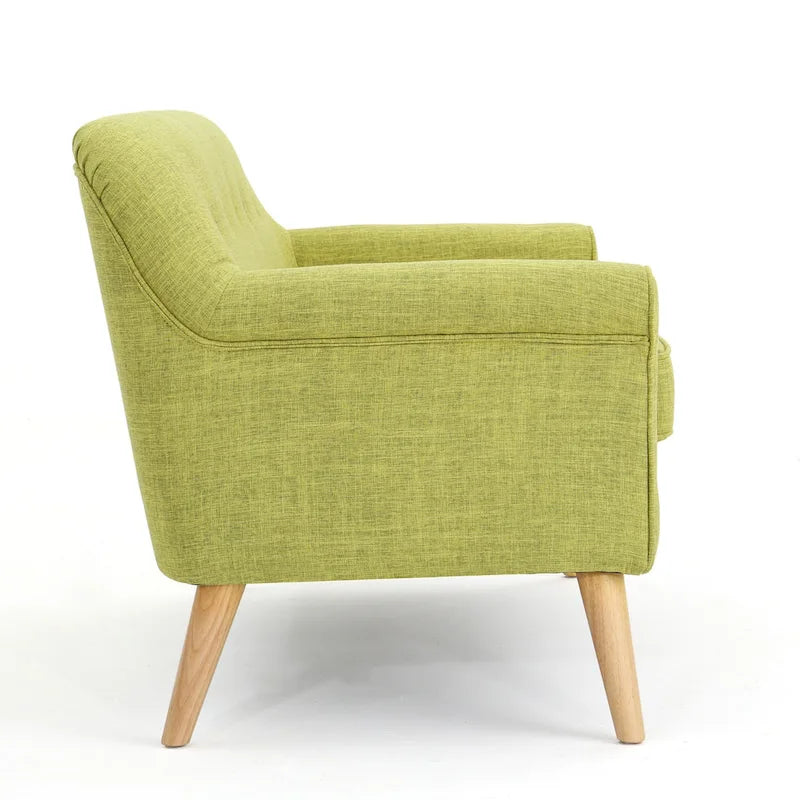 Mariah Mid-Century Fabric Loveseat by Christopher Knight Home